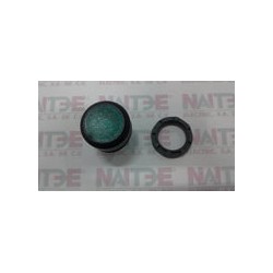 BOTON PULSADOR ILUMINADO ABB 1SFA611100R1102, VERDE, MOMENTANEO, 110 VCA.