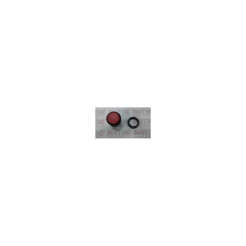 BOTON PULSADOR ILUMINADO ABB 1SFA611100R1101, ROJO, MOMENTANEO