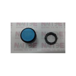 BOTON PULSADOR NO ILUNIMADO ABB 1SFA611100R1004, AZUL, MOMENTANEO, 22 MM