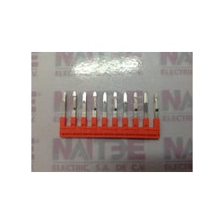 PUENTE PARA CLEMAS ABB  JB6-10 DE 10 POLOS CAT. 1SNK906310R0000