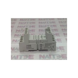 BASE DE MOTAJE ABB CR-M4SS PARA 2 Y 4 CONTACTOS CAT. 1SVR405651R3000 14 PINES PLANOS CHICOS