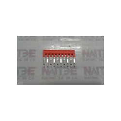 PUENTE PARA CLEMAS ABB 1SNK905310R0000 JB5-10 DE 10 POLOS CAL. 26-10 AWG