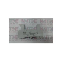 BASE DE MOTAJE ABB CRP-SS PARA 1 Y 2 CONTACTOS CAT 1SVR405650R1000 8 PINES PLANOS CHICOS