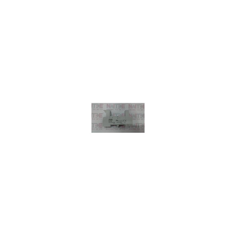 BASE DE MOTAJE ABB CRP-SS PARA 1 Y 2 CONTACTOS CAT 1SVR405650R1000 8 PINES PLANOS CHICOS