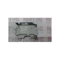 CLEMA PORTAFUSIBLE ABB 4 MM. TIPO ZS4-SF1 GRIS, CAL.24-10 AWG (FUSIBLE EUROPEO) CAT.1SNK508410R0000
