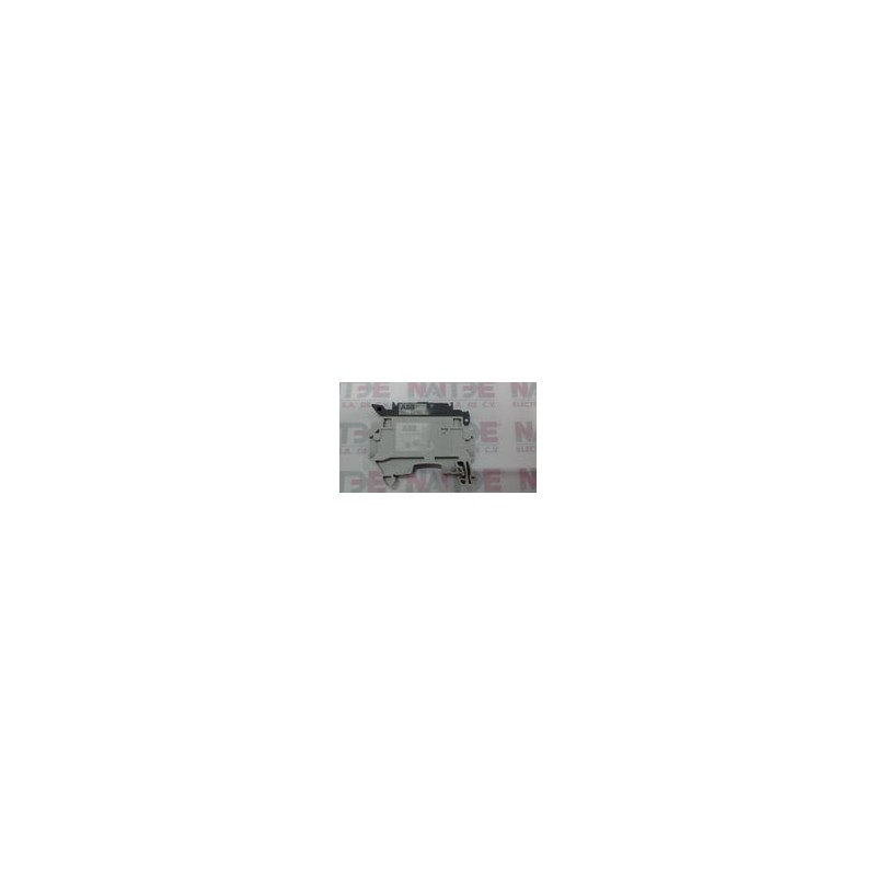 CLEMA PORTAFUSIBLE ABB 4 MM. TIPO ZS4-SF1 GRIS, CAL.24-10 AWG (FUSIBLE EUROPEO) CAT.1SNK508410R0000