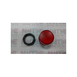 CAPUCHON P/LAMPARA PILOTO MODULAR ROJO ABB TIPO ML1-100R DE 22 MM. CAT.1SFA611400R1001