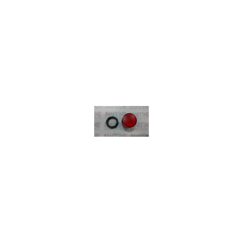 CAPUCHON P/LAMPARA PILOTO MODULAR ROJO ABB TIPO ML1-100R DE 22 MM. CAT.1SFA611400R1001