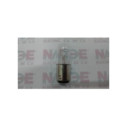 BULBO ABB 1SFA616923R1028, BA15D, 5W, 24V, COLOR AMARILLO