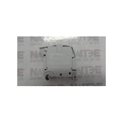 CLEMA DE PASO ABB 1SNK516010R0000, 35 MM, TIPO ZS35, GRIS, CAL.10-1/0 AWG