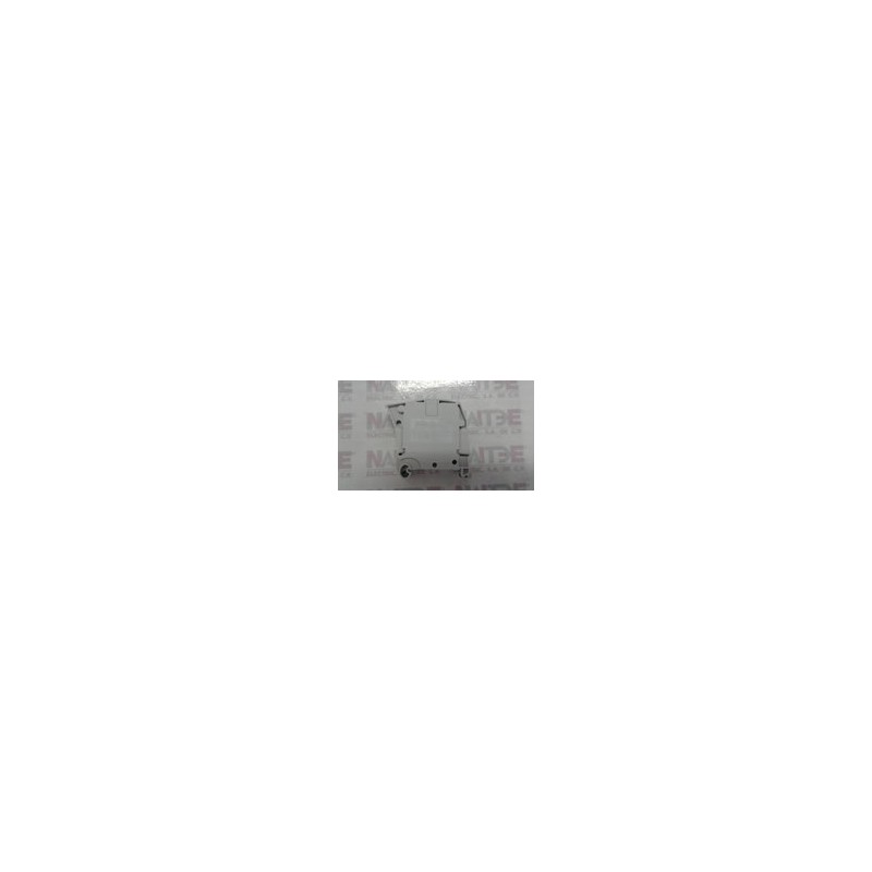 CLEMA DE PASO ABB 1SNK516010R0000, 35 MM, TIPO ZS35, GRIS, CAL.10-1/0 AWG