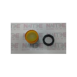 CAPUCHON P/LAMPARA PILOTO ABB 1SFA611400R1003, AMBAR, 22 MM TIPO ML1-100Y