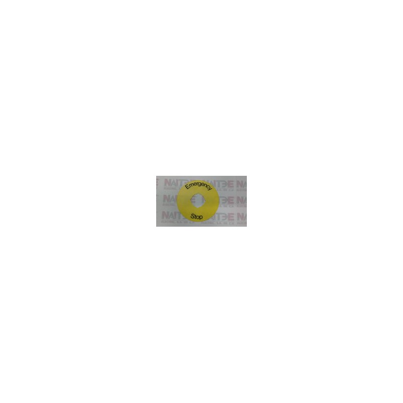 PLACA DE LEYENDA ABB 1SFA616915R1005, KTC15-1005.
