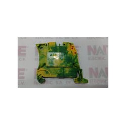 CLEMA PARA TIERRA ABB 6 MM TIPO ZS6 PE CAL.24-10 AWG CAT 1SNK506150R0000
