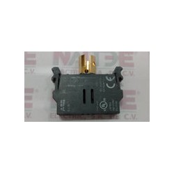 BLOCK PORTALAMPARA ABB  TIPO MLB-1, 2W-230V CA/CD. CAT.1SFA611620R1001
