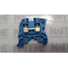 CLEMA DE PASO ABB 1SNK508020R0000, 10 MM, TIPO ZS10-BL, AZUL, CAL.24-6 AWG