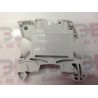 CLEMA DE PASO ABB 1SNK508010R0000, 10MM, TIPO ZS10, GRIS, CAL.24-6 AWG