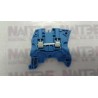 CLEMA DE PASO ABB 1SNK506020R0000, 6 MM, TIPO ZS6-BL, AZUL, CAL.24-10 AWG