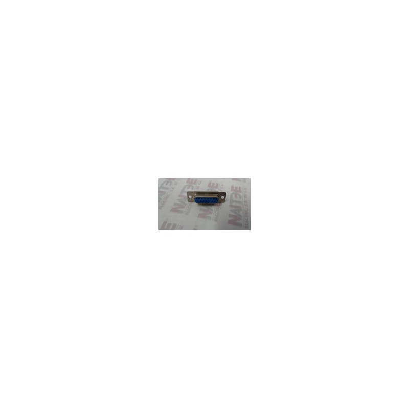 CONECTOR STEREN  500-115 TIPO DB15S HEMBRA COLOR AZUL
