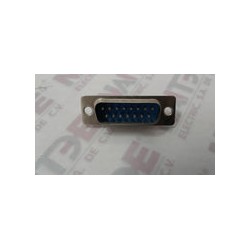 CONECTOR STEREN 500-015 TIPO DB15P MACHO COLOR AZUL