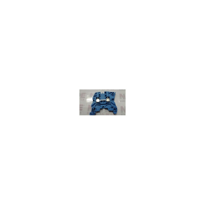 CLEMA DE PASO ABB 1SNK505020R0000, 4 MM, TIPO ZS4-BL, AZUL, CAL.24-12 AWG