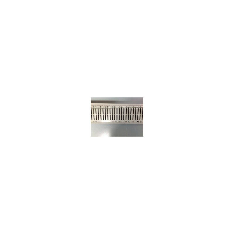 CANALETA GRIS RANURADA TI 80 X 80 #00154 CAT. M051890000