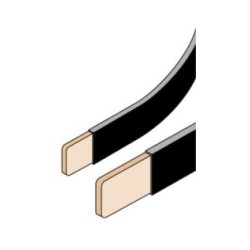 BARRA FLEXIBLE ABB n2  40x8mm1000Al2m Cat. BF6302