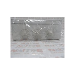 CAJA RECTANGULAR VACIA TERMOPLASTICO ABB 1SL0828A00 LS-00828 IP55 220X170X80 mm CON CIERRE POR TORNILLO CON KNOCKOUTS COLOR GRIS