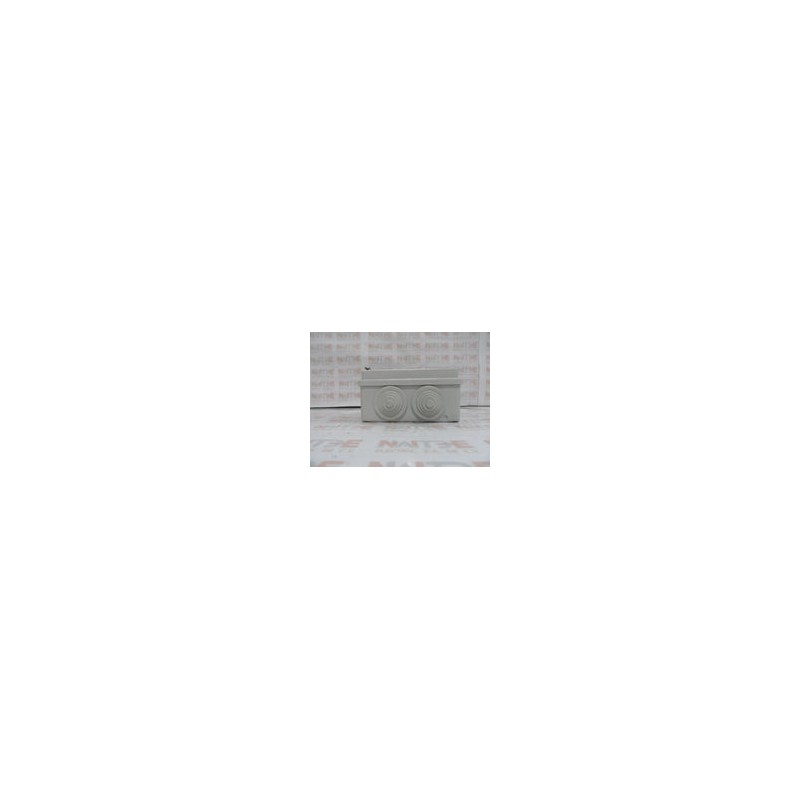 CAJA RECTANGULAR VACIA TERMOPLASTICO  ABB M008200000  LS-00820 IP44, IP55, IP65  105X70X50 mm CON CIERRE POR TORNILLO CON KNOCKO