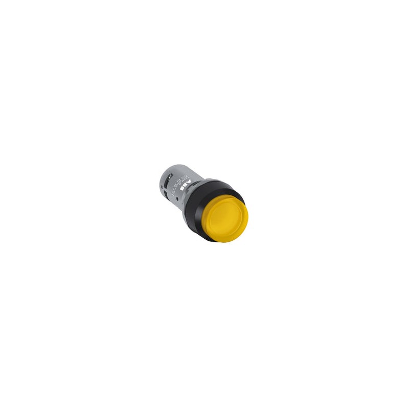 BOTON PULSADOR COMPACTO ABB CP1-12Y-10 1SFA619100R1213 AMARILLO MOMENTANEO 22 MM 1NC