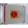 SECCIONADOR ABB 3P 415/500 VCA 63 AMP  CAT OTP63BA3M C/GABINETE 145X200X90 MM MANIJA AMBAR/ROJO 2NO 2NC