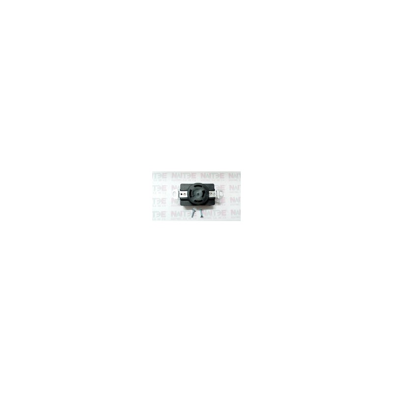 RECEPTACULO DE BAQUELITA ARROW HART 4 LINEAS 20A 120/208V CAT. 7410-B COLOR NEGRO