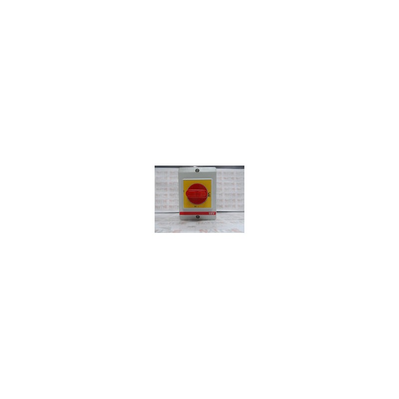 SECCIONADOR ABB 3P 415/500 VCA 16 AMP  CAT OTP16BA3M C/GABINETE 85X120X60 MM MANIJA AMBAR/ROJO 1NO 1NC