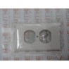 PLACA PARA CONTACTO DUPLEX COOPER  BLANCA TERMOPLASTICA (2132W)