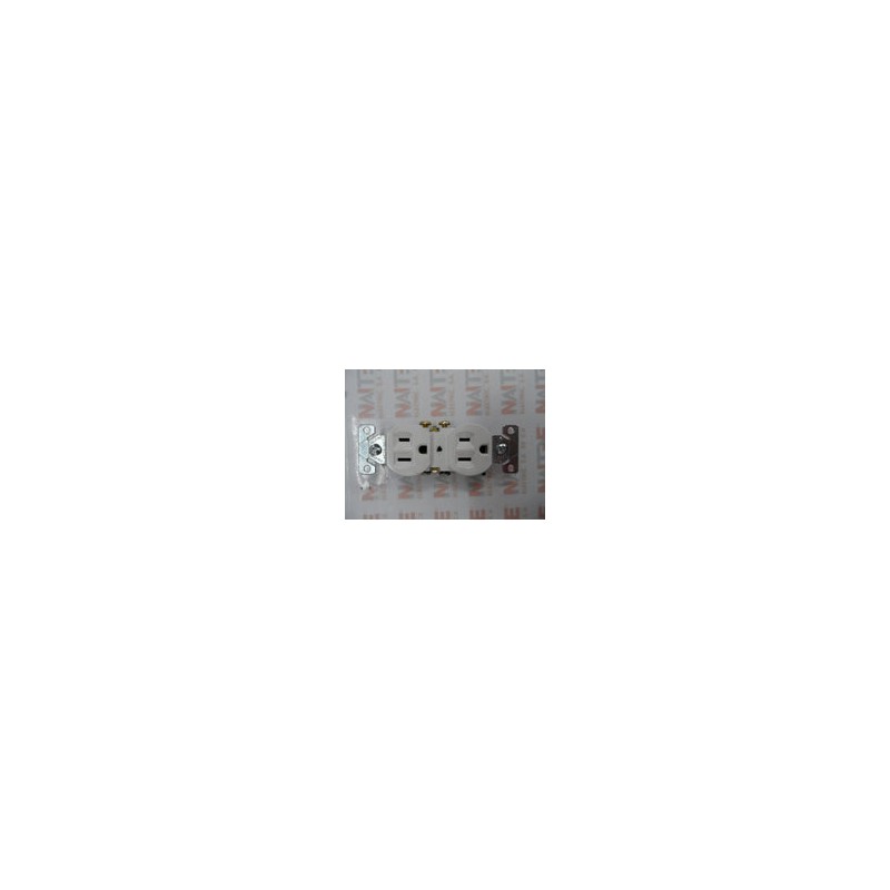 CONTACTO DUPLEX COOPER 270V 15A 127/250V (270W) BLANCO