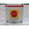 SECCIONADOR ABB 3P 415/500 VCA 25 AMP  CAT OTP25BA3M C/GABINETE 130X150X60 MM MANIJA AMBAR/ROJO 2NO 2NC