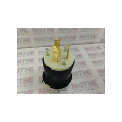 CLAVIJA HUBBELL HBL 2621   2 P 3 HILOS  30 AMP. 250 V.