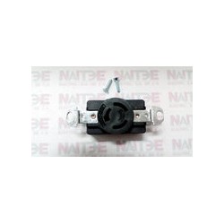 RECEPTACULO DE BAQUELITA ARROW HART 20A 125/250V 3 LINEAS CAT7310-B COLOR NEGRO