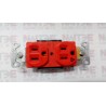 RECEPTACULO DUPLEX COOPER  AH IG5262RN NEMA 5-15R COLOR NARANJA