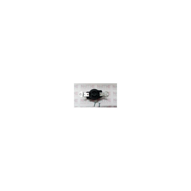 RECEPTACULO DE BAQUELITA  ARROW HART 7210B 2 LINEAS 20A 125V COLOR NEGRO