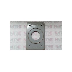 TAPA P/CONTACTO CROUSE HINDS DS-2135 (7310) COLOR GRIS PLATA ( NUEVO MODELO AH2135 )
