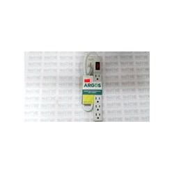 MULTICONTACTO ARGOS  CON 6 TOMAS DE CORRIENTE 905-108  15 AMP. 127 V. CON SUPRESOR DE PICOS #9700250 COLOR BLANCO