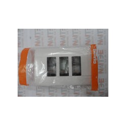 TAPA MODUS BTICINO 3 MOD BLANCO MODUS E5N3BN