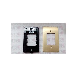 TAPA DE ALUMINIO TRADICIONAL QUINZIÑO 100/3R DE 3 SERVICIOS COLOR DORADA