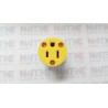 RECEPTACULO BLINDADO AMARILLO COOPER 2887 / ARGOS NEMA 5-15R 15A 125V TRIFILIAR A TIERRA COLGANTE