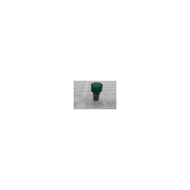 LAMPARA PILOTO COMPACTA ABB 1SFA619403R5022 C/LED VERDE ILUMINADO, TIPO CL2-502G  24 V AC/DC
