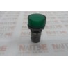 LAMPARA PILOTO COMPACTA ABB 1SFA619403R5022 C/LED VERDE ILUMINADO, TIPO CL2-502G  24 V AC/DC