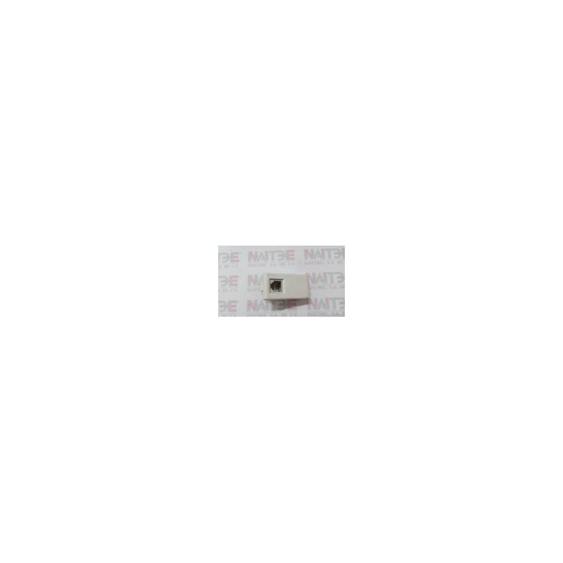 TOMA MATIX BTICINO DE TELEFONO 4 HILOS MOD  AM595811N COLOR BLANCO