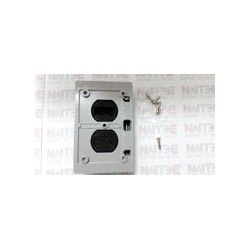 TAPA DE INTERPERIE EAGLE S1962 PARA CONTACTO DUPLEX COLOR GRIS