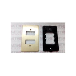 TAPA DE ALUMINIO TRADICIONAL QUINZIÑO 100/2R DE 2 SERVICIOS COLOR DORADA ( WD3362 )